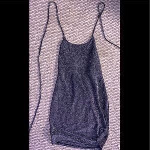 Dark Grey sparkly tight dress size medium